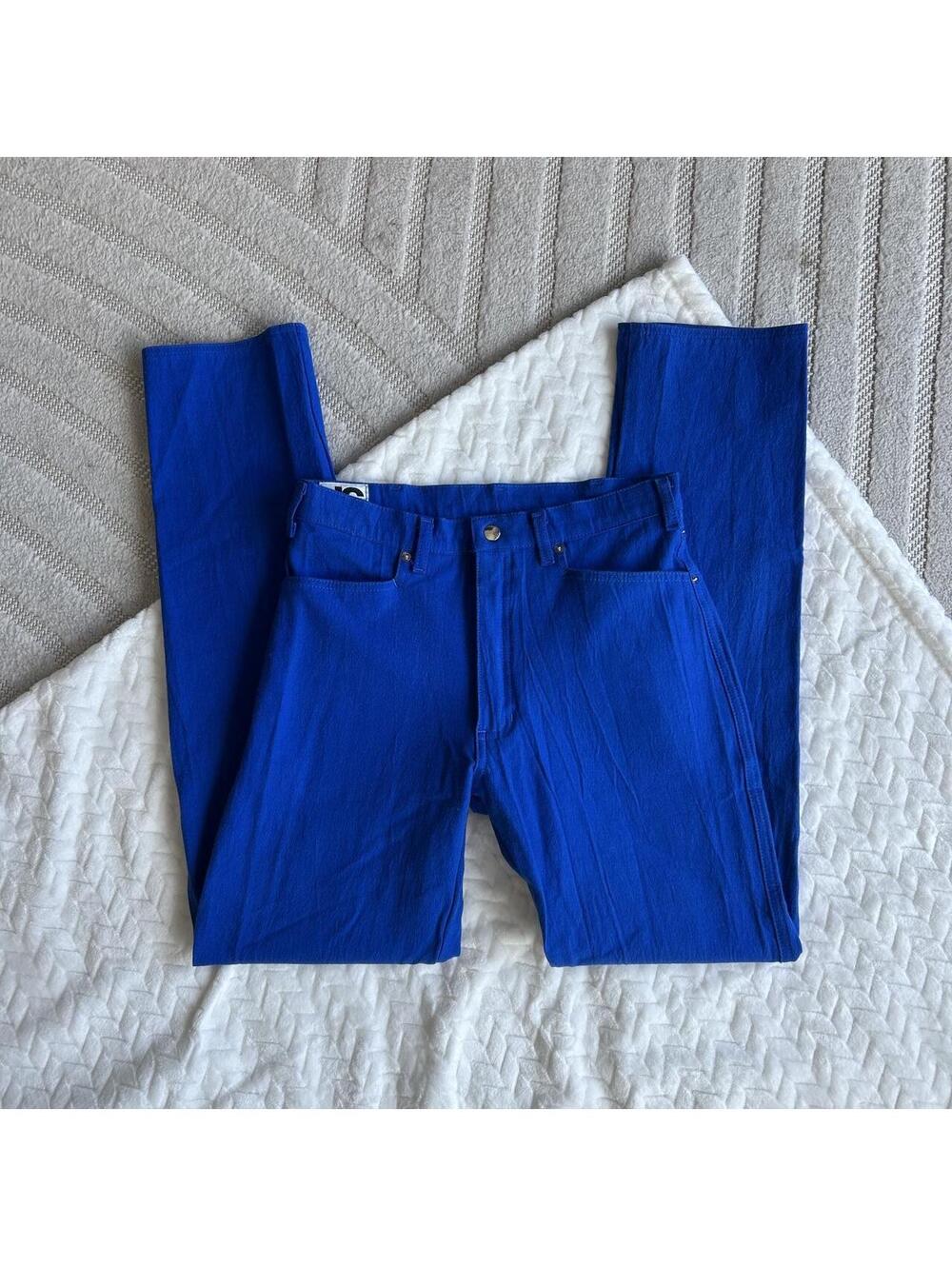 John Crumman blue cotton, polyamide & lycra pants in a S #johncrumman #workwear